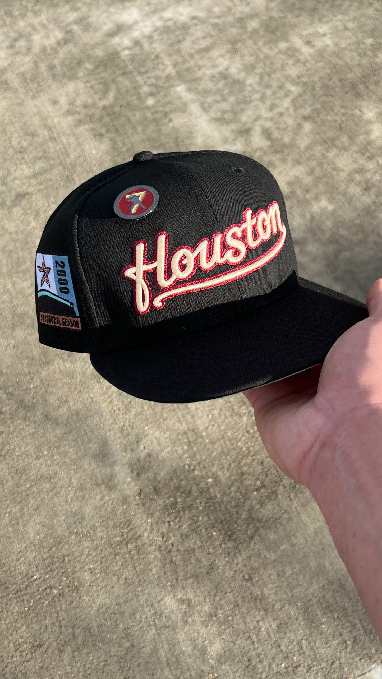 “Biggio” Black Houston Astros 2000 inaugural patch