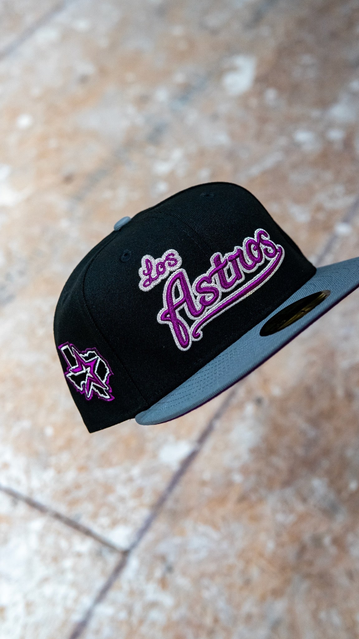 Los Astros Black/gray purple