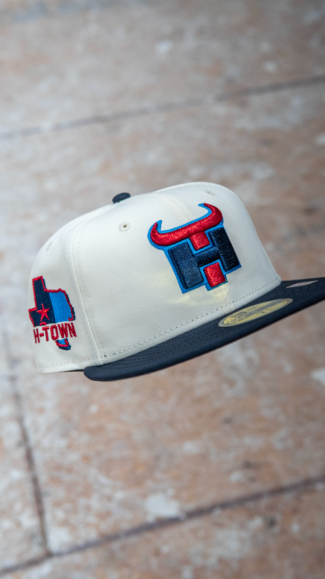 Houston Texans chrome/Navy HT