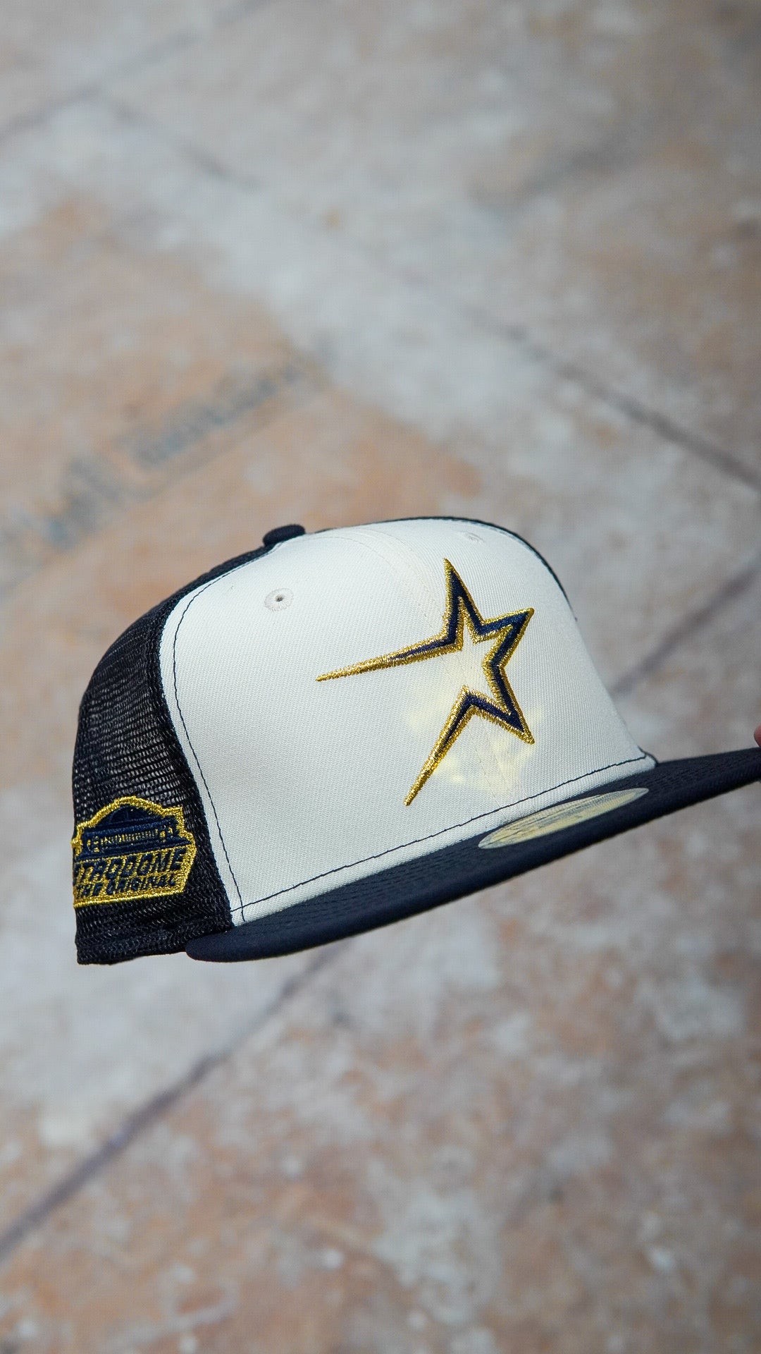 Astros Navy/ Chrome Trucker