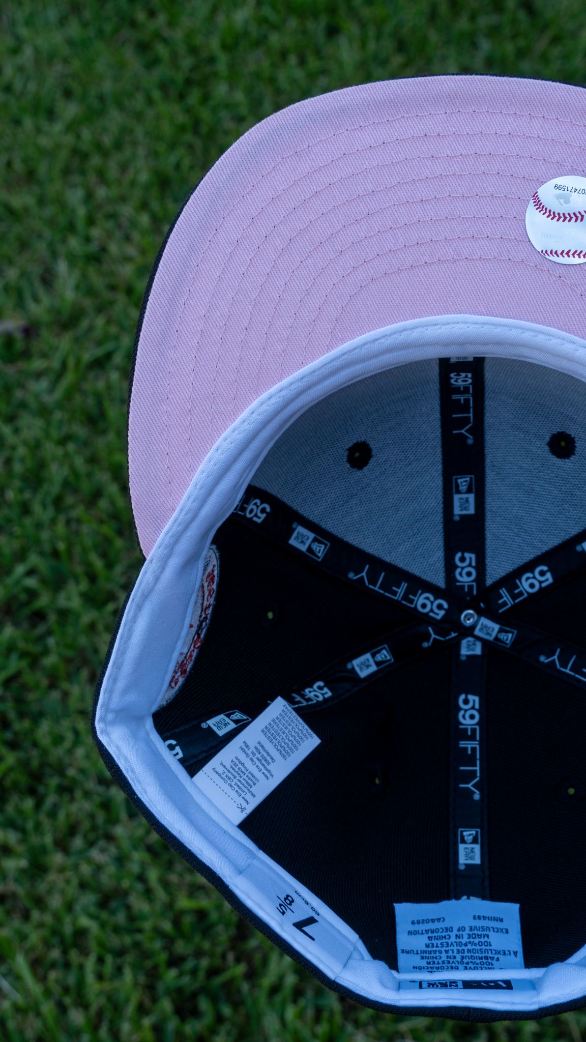 Astros black hat and pink UV