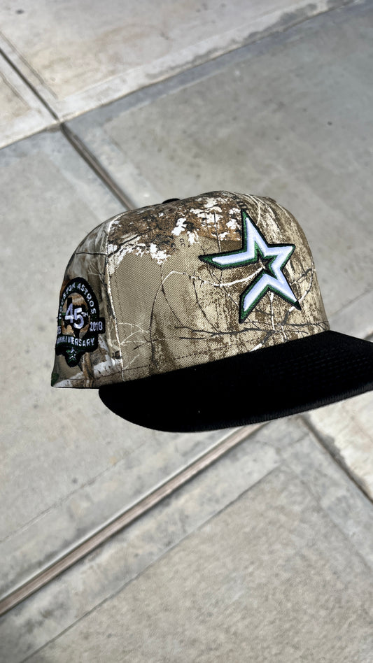 Real Tree Astros Camo dome, black brim