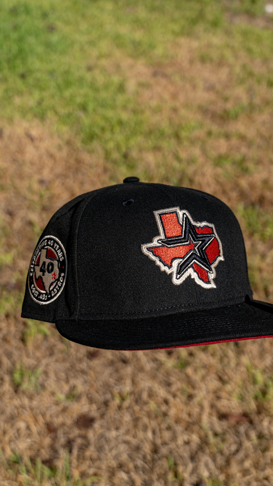 Houston Astros black/brick TX logo