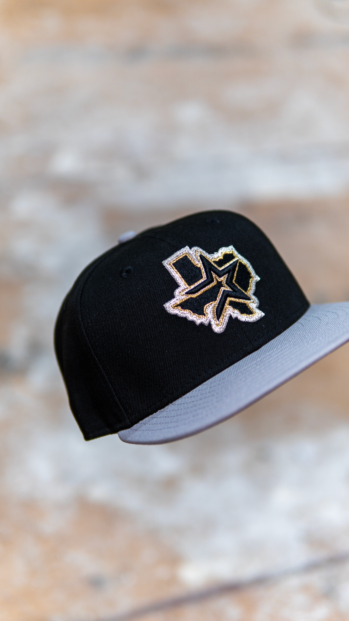 Black/Gray Plain Jane Astros